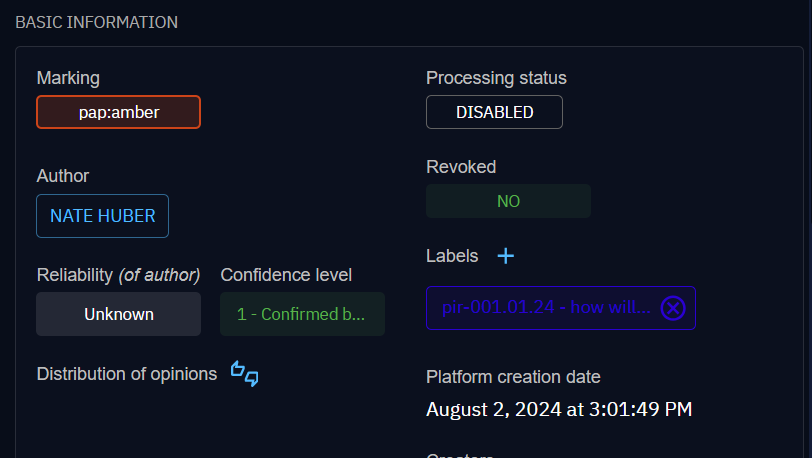 Using Labels to automate Collection