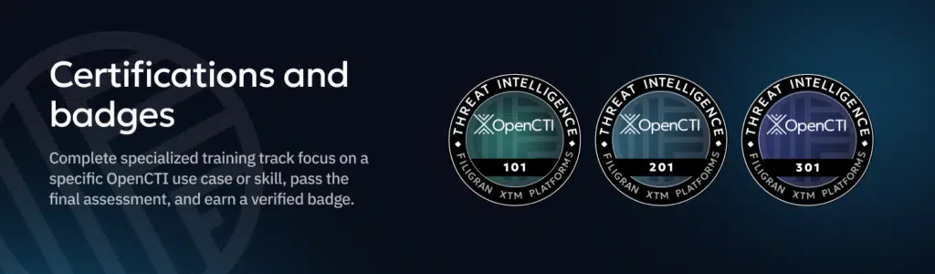 Certifications and badges